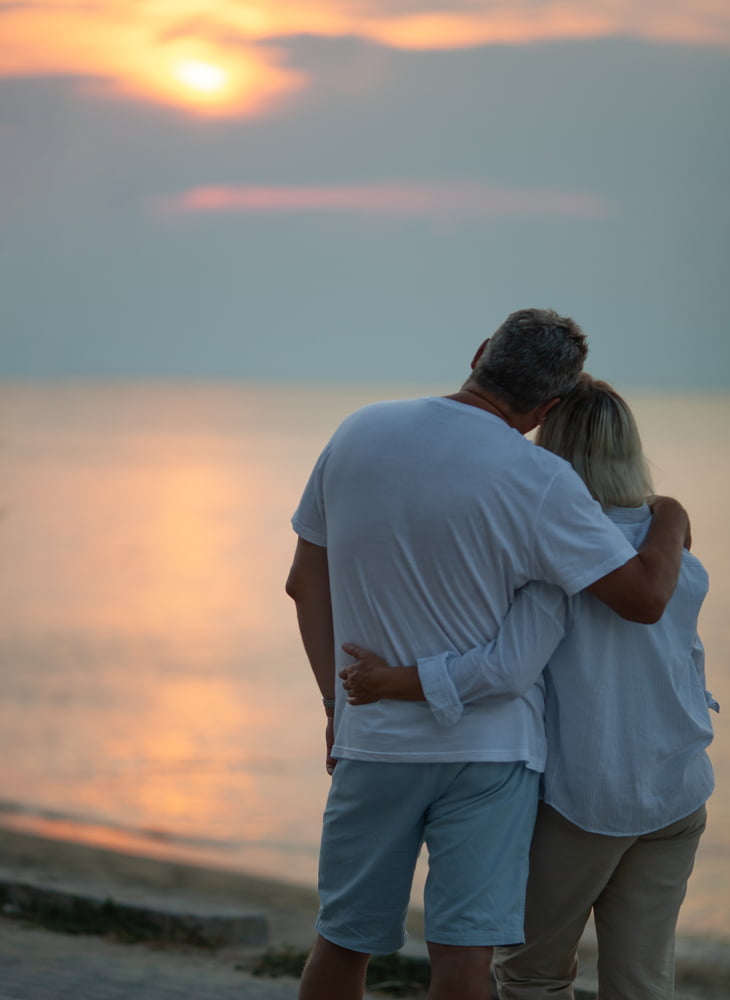 Retirement Couple On the Beach